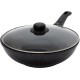 Сковорода ВОК (WOK) Starwind Chef Induction SW-CHI4028W круглая 28см покрытие: Pfluon ручка съемная (с крышкой) черный