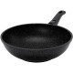 Сковорода ВОК (WOK) Starwind Chef Induction SW-CHI4028W круглая 28см покрытие: Pfluon ручка съемная (с крышкой) черный