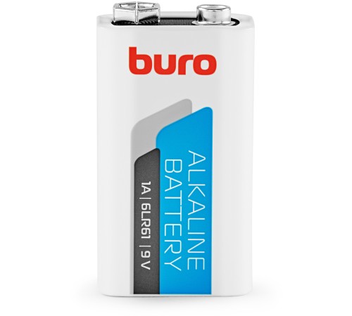 Батарея Buro Alkaline 6LR61 9V (1шт) блистер Батарея Buro Alkaline 6LR61 9V (1шт) блистер