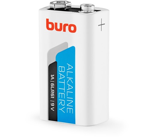 Батарея Buro Alkaline 6LR61 9V (1шт) блистер Батарея Buro Alkaline 6LR61 9V (1шт) блистер