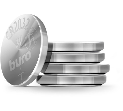 Батарея Buro Lithium CR2032 (5шт) блистер Батарея Buro Lithium CR2032 (5шт) блистер