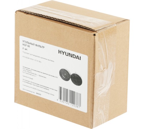 Комплект фильтров Hyundai HCF 00 черный (2шт.) Комплект фильтров Hyundai HCF 00 черный (2шт.)