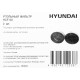 Комплект фильтров Hyundai HCF 00 черный (2шт.)