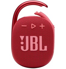 Колонка порт. JBL Clip 4 красный 5W 1.0 BT 15м 500mAh (JBLCLIP4RED)