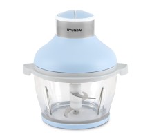 Измельчитель электрический Hyundai HYC-G4208 1.5л. 500Вт синий/серебристый