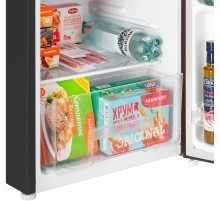 Холодильник Maunfeld MFF83WD 1-нокамерн. дерево/черный мат.