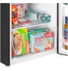 Холодильник Maunfeld MFF83WD 1-нокамерн. дерево/черный мат.