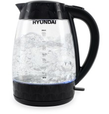 Чайник электрический Hyundai HYK-G4505 2л. 2200Вт черный корпус: стекло/пластик