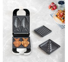 Вафельница Galaxy Line GL 2970 650Вт белый