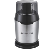 Кофемолка Galaxy Line GL 0906 200Вт сист.помол.:ротац.нож вместим.:60гр черный/серебристый