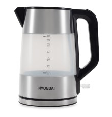 Чайник электрический Hyundai HYK-P4026 1.9л. 2200Вт черный корпус: пластик