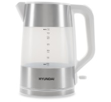 Чайник электрический Hyundai HYK-P4025 1.9л. 2200Вт белый корпус: пластик