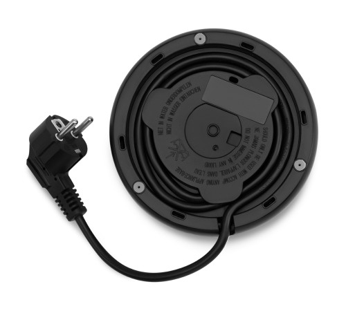 Чайник электрический Polaris PWK 1563CGL 1.5л. 2200Вт черный/прозрачный корпус: стекло/пластик