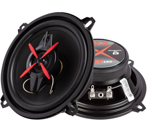 Колонки автомобильные Kicx ST 132 80Вт 89дБ 4Ом 13см (5дюйм) (ком.:2кол.) коаксиальные трехполосные Колонки автомобильные Kicx ST 132 80Вт 89дБ 4Ом 13см (5дюйм) (ком.:2кол.) коаксиальные трехполосные