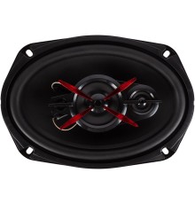 Колонки автомобильные Kicx ST 693 200Вт 92дБ 4Ом 16x24см (6x9дюйм) (ком.:2кол.) коаксиальные трехполосные