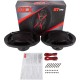 Колонки автомобильные Kicx ST 693 200Вт 92дБ 4Ом 16x24см (6x9дюйм) (ком.:2кол.) коаксиальные трехполосные