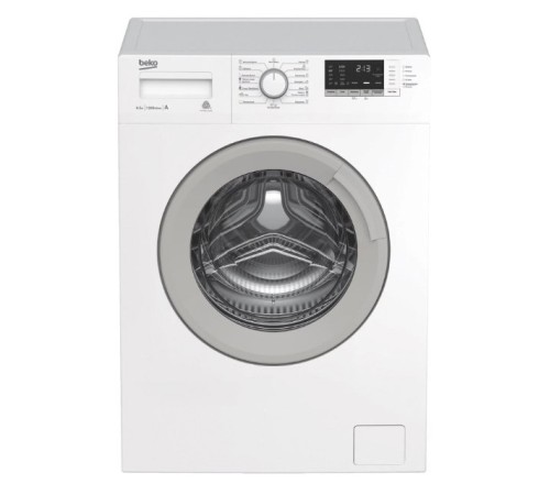 Стиральная машина Beko WSRE6H612ZAWI класс: A-10% загр.фронтальная макс.:6.5кг белый инвертер Стиральная машина Beko WSRE6H612ZAWI класс: A-10% загр.фронтальная макс.:6.5кг белый инвертер