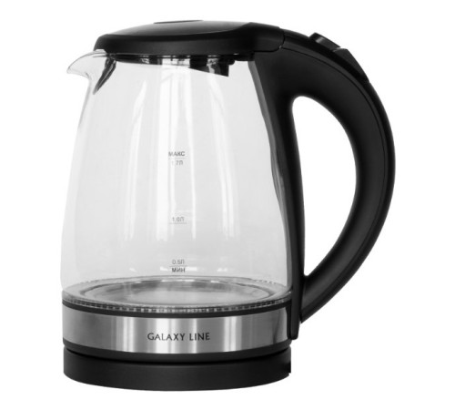 Чайник электрический Galaxy Line GL 0560 1.7л. 2200Вт черный/серебристый корпус: стекло/металл/пластик (ГЛ0560ЛЧЕРН) Чайник электрический Galaxy Line GL 0560 1.7л. 2200Вт черный/серебристый корпус: стекло/металл/пластик (ГЛ0560ЛЧЕРН)
