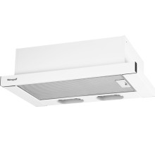 Вытяжка встраиваемая Weissgauff TEL 600 EW белый управление: кнопочное (1 мотор)