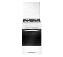 Плита Газовая Gefest CG 50M04 K73 белый (металлическая крышка) реш.чугун