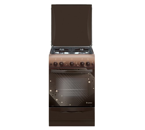 Плита Газовая Gefest ПГ 5100-02 0310 коричневый (металлическая крышка) реш.чугун Плита Газовая Gefest ПГ 5100-02 0310 коричневый (металлическая крышка) реш.чугун