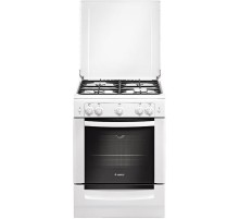 Плита Газовая Gefest ПГ 6100-01 0300 белый (металлическая крышка) реш.чугун