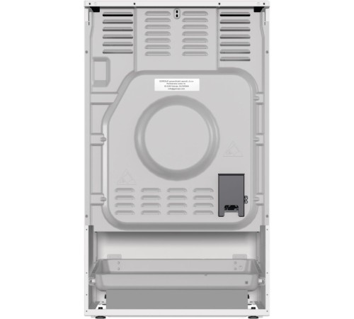 Плита Электрическая Gorenje GECS5C70WA белый/черный стеклокерамика (без крышки)
