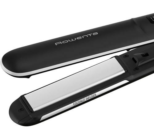 Выпрямитель Rowenta SF4621F0 черный макс.темп.:210С покрытие:керамическое (1830008586)