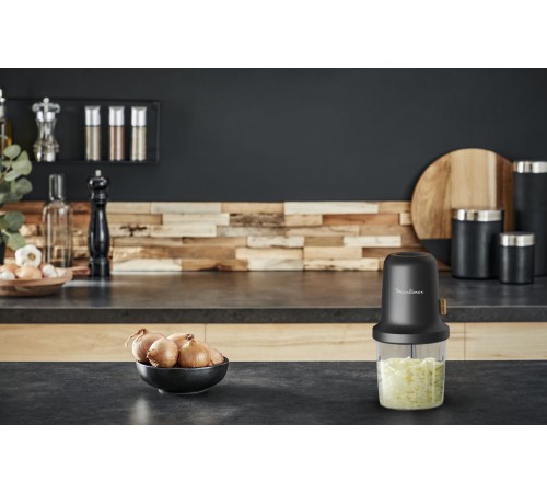 Измельчитель электрический Moulinex AT80E810 0.5л. 500Вт черный Измельчитель электрический Moulinex AT80E810 0.5л. 500Вт черный