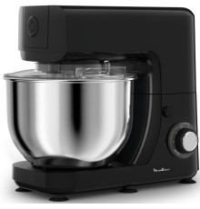 Кухонная машина Moulinex QA151810 планетар.вращ. 800Вт черный/серебристый