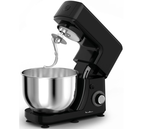 Кухонная машина Moulinex QA151810 планетар.вращ. 800Вт черный/серебристый Кухонная машина Moulinex QA151810 планетар.вращ. 800Вт черный/серебристый