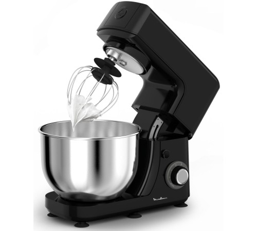 Кухонная машина Moulinex QA151810 планетар.вращ. 800Вт черный/серебристый Кухонная машина Moulinex QA151810 планетар.вращ. 800Вт черный/серебристый
