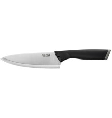 Нож кухонный Tefal K2213104 (2100121736) стальной шеф лезв.150мм прямая заточка серебристый/черный пласт.коробка
