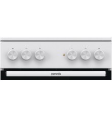 Плита Электрическая Gorenje Essential GEC5A41WG белый/черный стеклокерамика