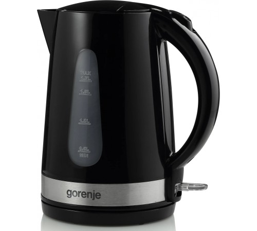 Чайник электрический Gorenje K17BK 1.7л. 2200Вт черный/серебристый корпус: металл/пластик