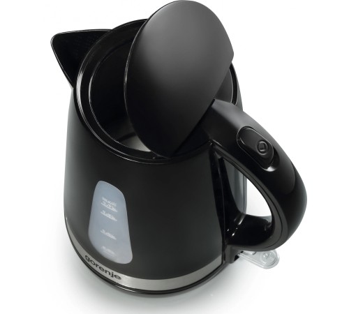 Чайник электрический Gorenje K17BK 1.7л. 2200Вт черный/серебристый корпус: металл/пластик