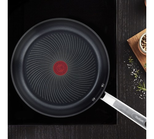Сковорода Tefal Intuition B8170444 круглая 24см покрытие: Titanium ручка несъемная (без крышки) стальной (2100125769)