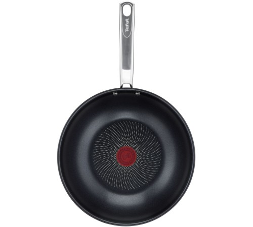 Сковорода ВОК (WOK) Tefal Intuition B8171944 круглая 28см покрытие: антипригарное с титаном ручка несъемная (без крышки) стальной (2100125812)