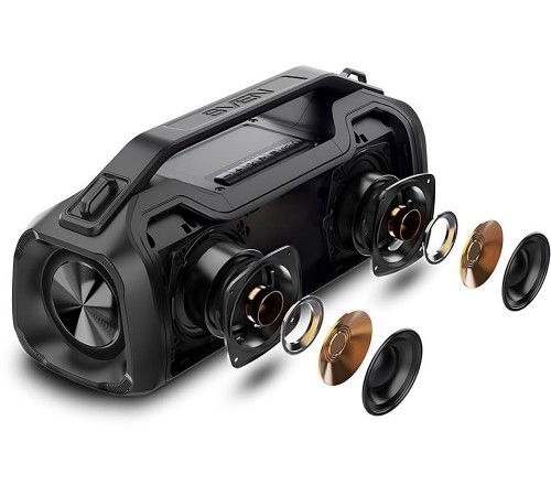 Колонка порт. Sven PS-390 черный 50W 2.0 BT/3.5Jack/USB 10м 3600mAh (SV-021306)
