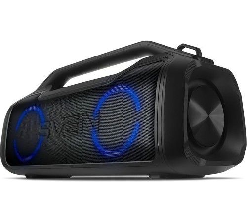 Колонка порт. Sven PS-390 черный 50W 2.0 BT/3.5Jack/USB 10м 3600mAh (SV-021306)