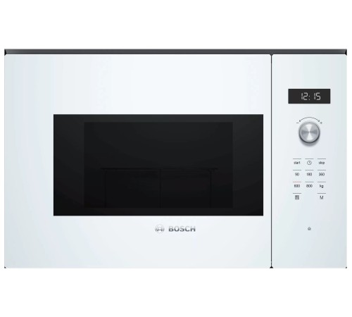 Микроволновая печь Bosch BFL524MW0 20л. 800Вт белый (встраиваемая) Микроволновая печь Bosch BFL524MW0 20л. 800Вт белый (встраиваемая)