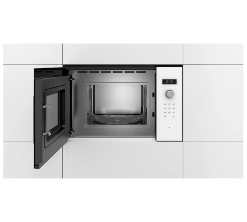 Микроволновая печь Bosch BFL524MW0 20л. 800Вт белый (встраиваемая) Микроволновая печь Bosch BFL524MW0 20л. 800Вт белый (встраиваемая)