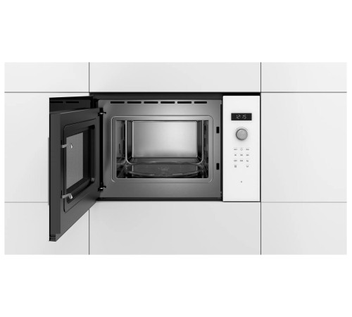 Микроволновая печь Bosch BFL554MW0 25л. 900Вт белый (встраиваемая) Микроволновая печь Bosch BFL554MW0 25л. 900Вт белый (встраиваемая)