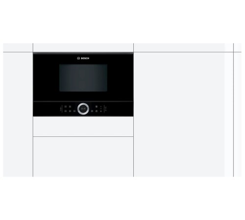 Микроволновая печь Bosch BFL634GB1 21л. 900Вт черный (встраиваемая) Микроволновая печь Bosch BFL634GB1 21л. 900Вт черный (встраиваемая)