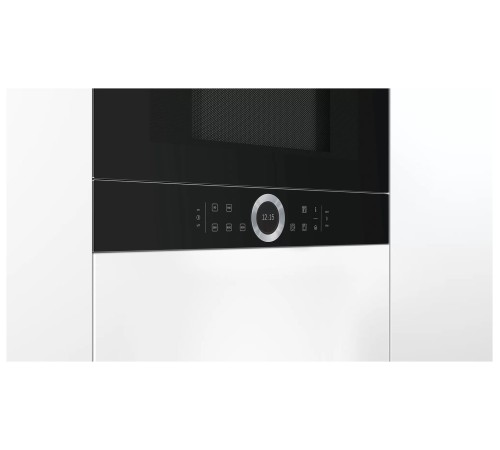 Микроволновая печь Bosch BFL634GB1 21л. 900Вт черный (встраиваемая) Микроволновая печь Bosch BFL634GB1 21л. 900Вт черный (встраиваемая)