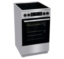 Плита Электрическая Gorenje GECS5C70XA нержавеющая сталь/черный стеклокерамика (без крышки)