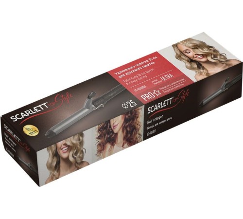 Щипцы Scarlett SC-HS60011 60Вт черный макс.темп.:190С покрытие:керамико-турмалиновое Щипцы Scarlett SC-HS60011 60Вт черный макс.темп.:190С покрытие:керамико-турмалиновое