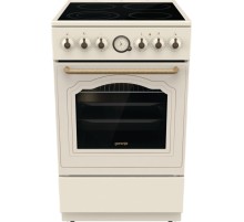 Плита Электрическая Gorenje GECS5B70CLI бежевый стеклокерамика (без крышки)