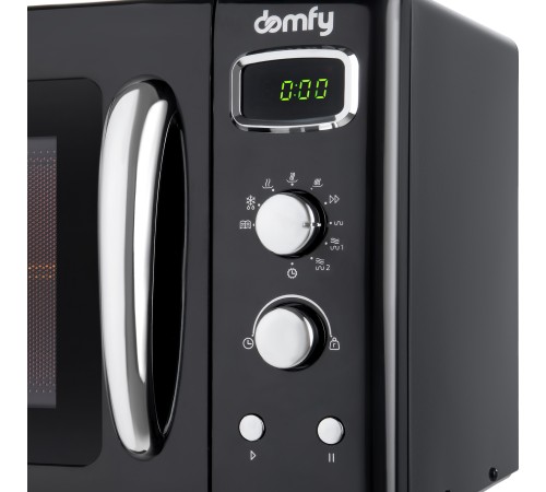 Микроволновая Печь Domfy DSB-MW104 23л. 800Вт черный Микроволновая Печь Domfy DSB-MW104 23л. 800Вт черный