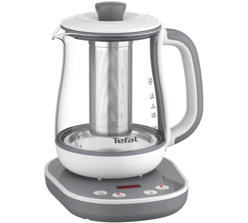 Чайник электрический Tefal BJ551B10 1.5л. белый корпус: стекло/пластик (7211004581)